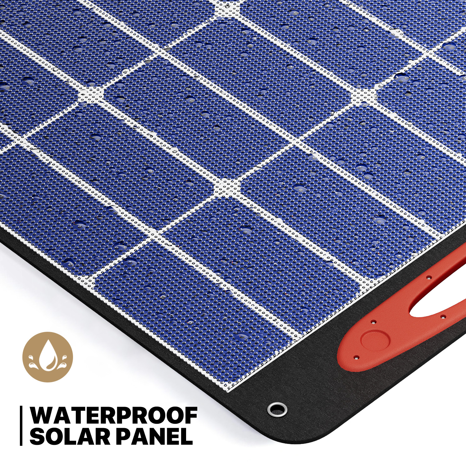 20V/100W Foldable Portable Solar Panel w/USB Charger for Phone Charging, Camping
