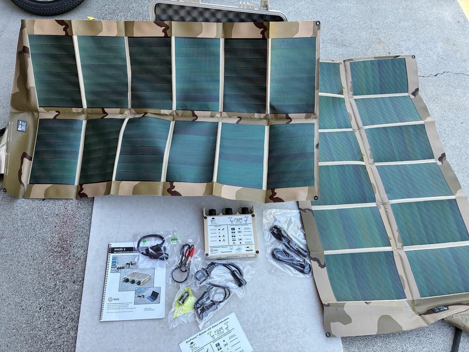IRIS SPACES II Solar Portable Communications Energy System StarPower Module Kit