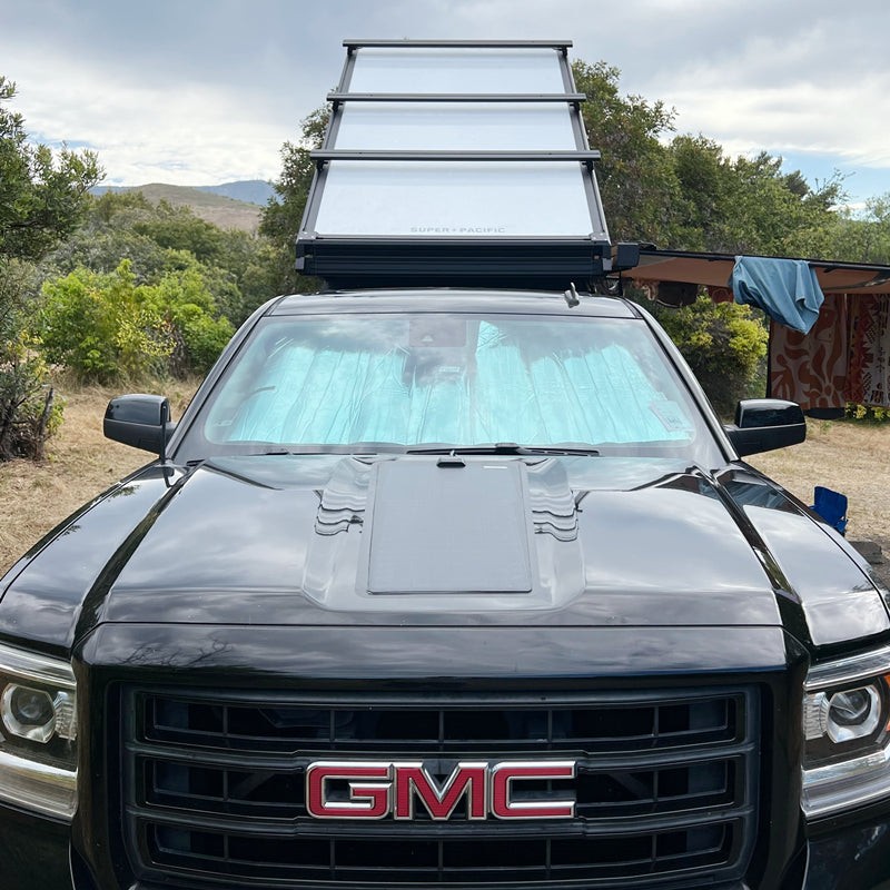 Campers Lensun 45W 12V Hood Flexible Solar Panel for GMC Sierra 1500 (2014–2019)