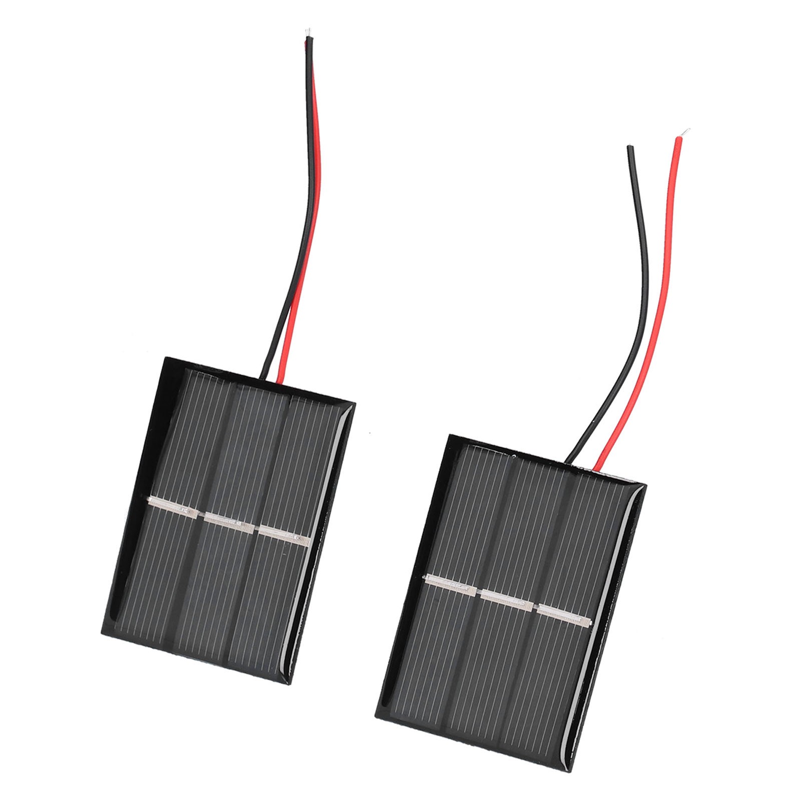 2Pcs Solar Panel Module Polysilicon Micro Mini Glue Power Solar Cells 43x55mm