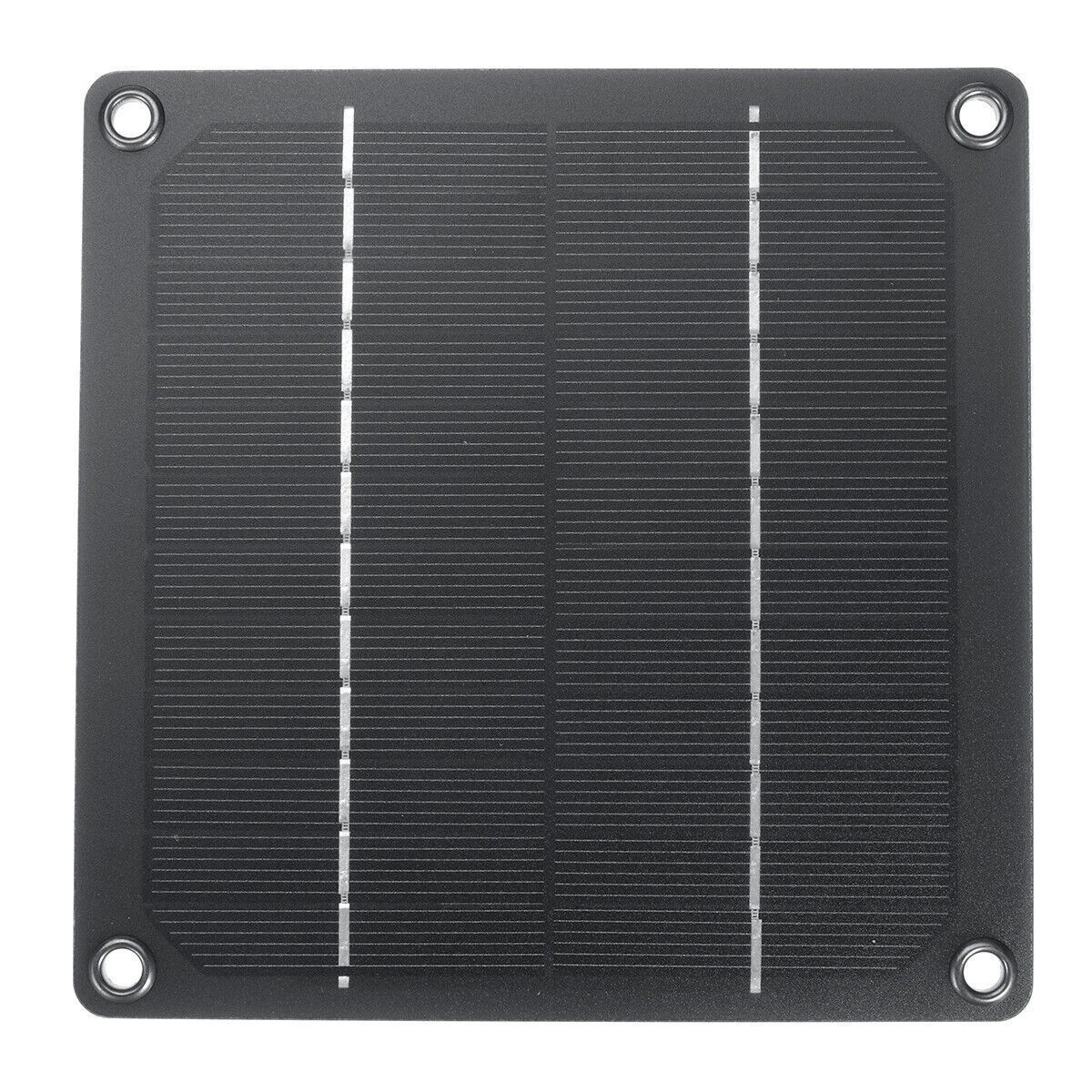 Solar Panel Powered Fan Mini Ventilator For Pet Chicken House Greenhouse Car 5W