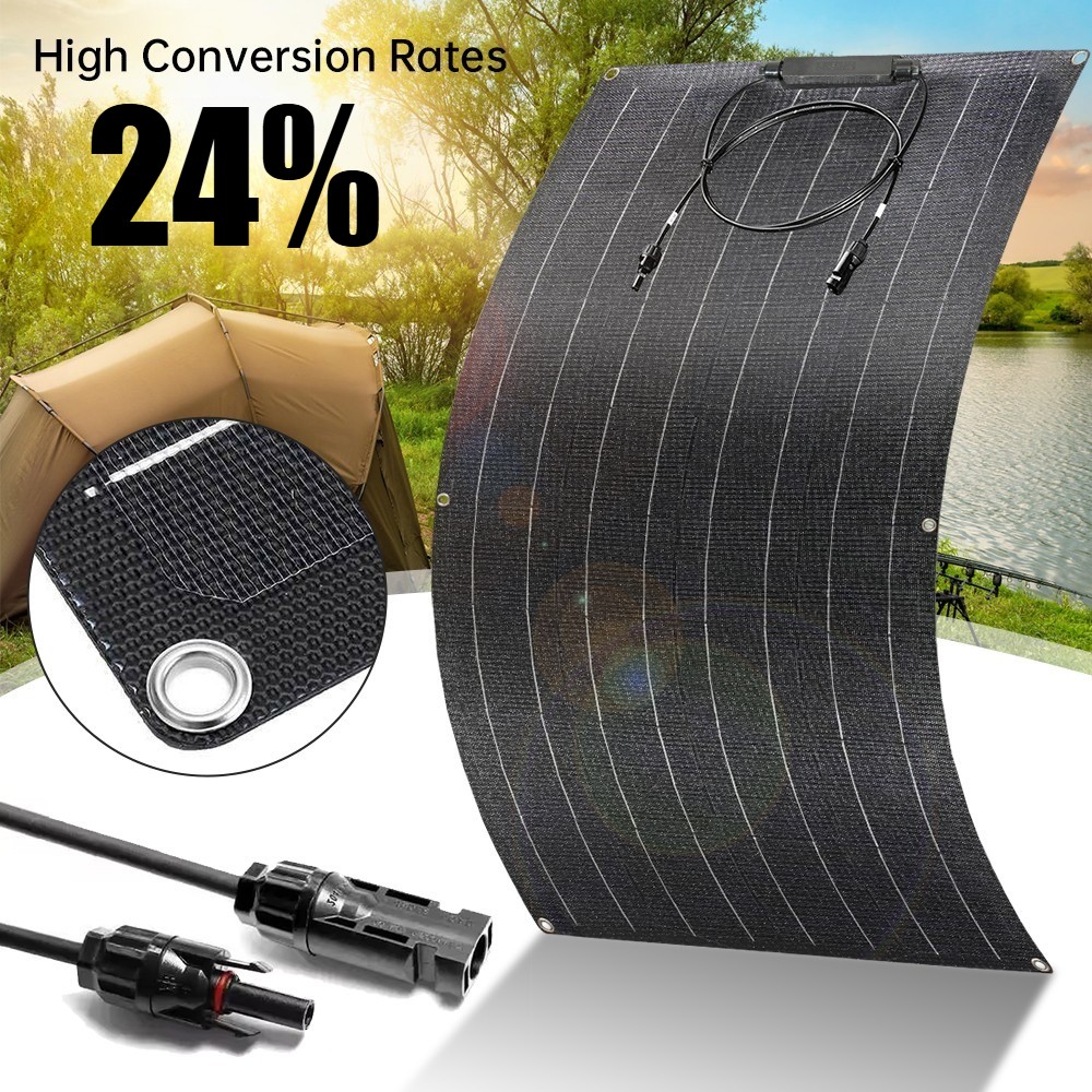 300W 600W Watt 18V Portable Flexible Solar Panel for RV Camping Off-Grid Rooftop