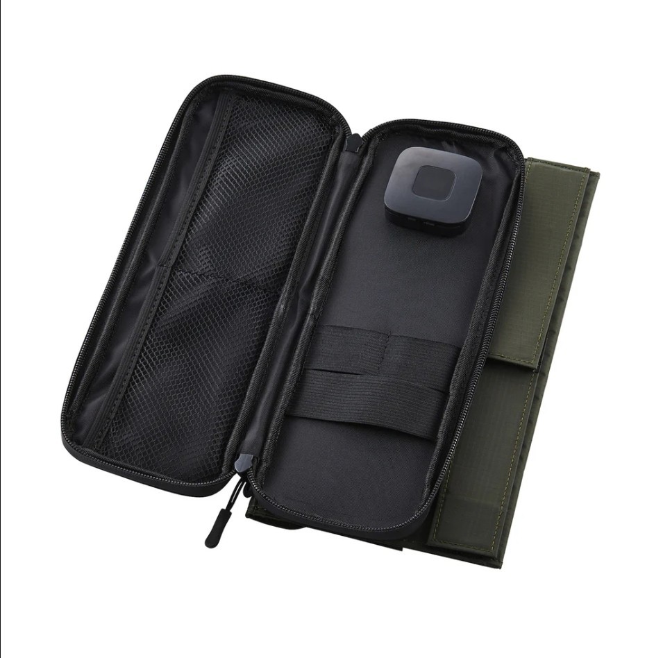 2 Panel Solar Charger-Foldable solar charger for camping and outdoor use.