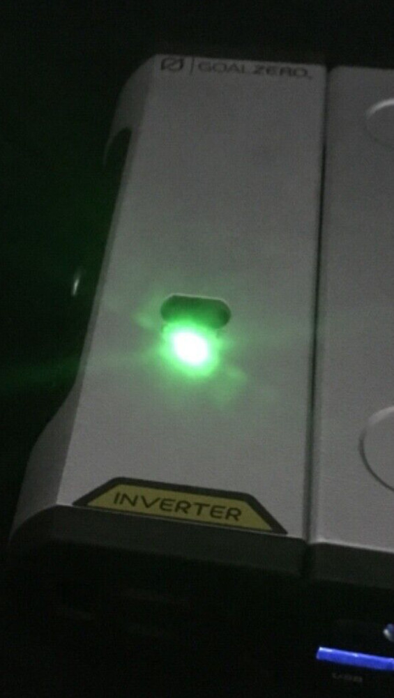 Goal Zero Sherpa INVERTER ( Bright GREEN ) light