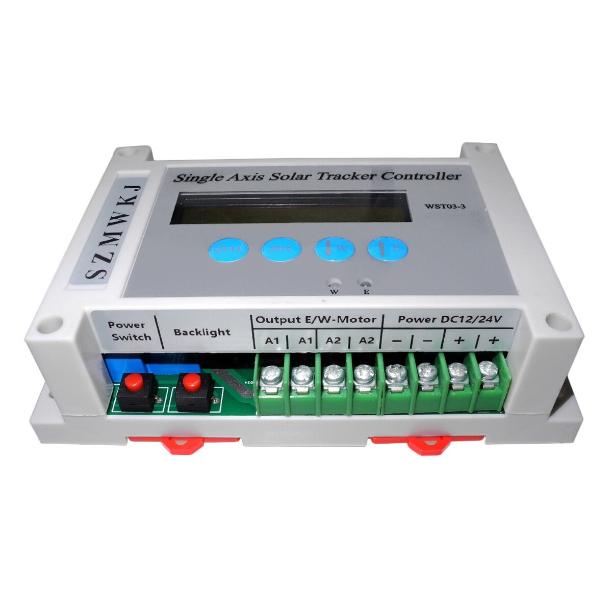 LCD Single Axis Solar Tracker Controller 12V 24V Electronic Tracking Controller
