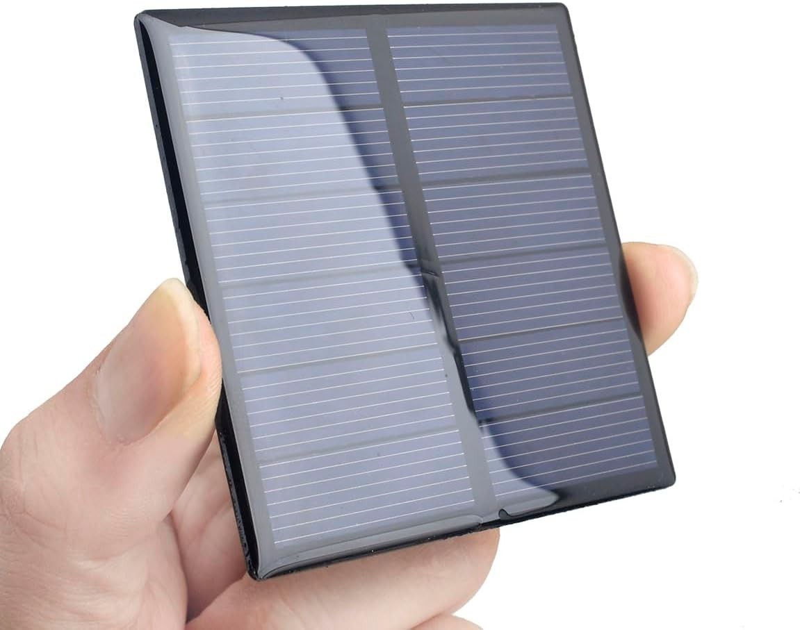10pcs 3V 210mA Mini Solar Panel Epoxy Polycrystalline Solar Cell Panel 70mm x…