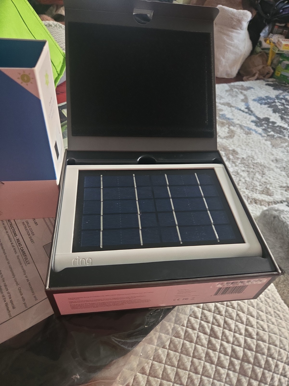 Ring Solar Panel White – Solar Power Source Ring Solar Panel NIB