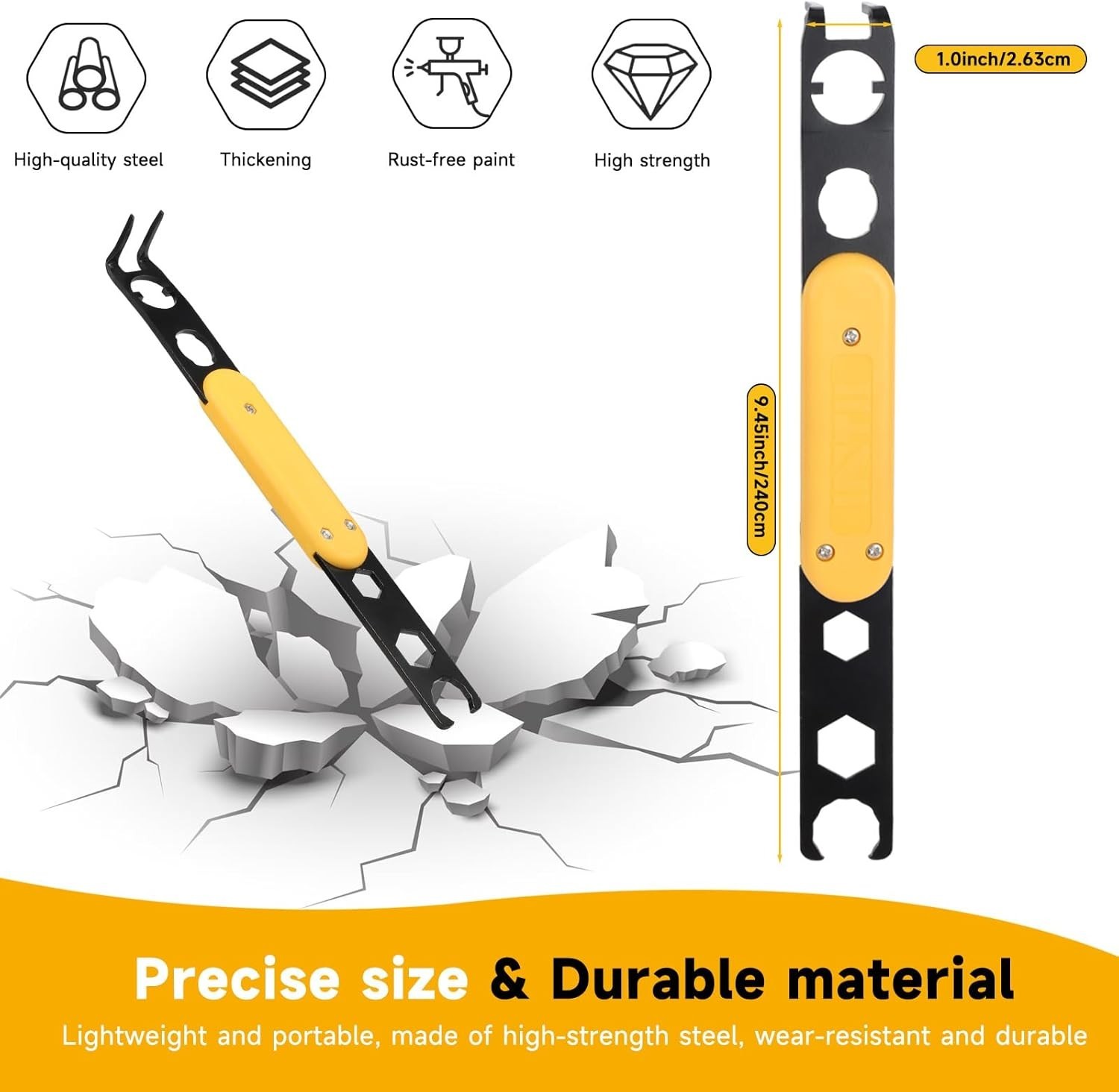 Universal MC4 Disconnect Tool Metal Solar Connector Wrench for Assembly and
