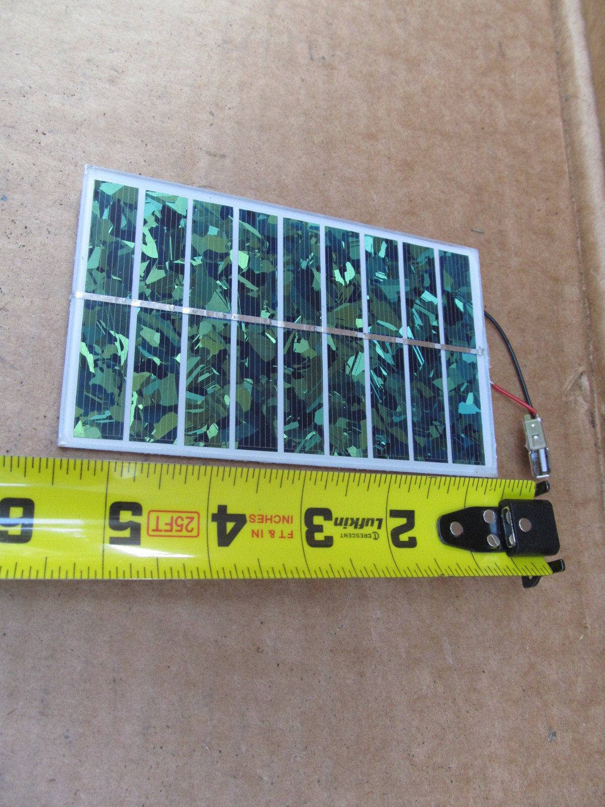 Lot of 2x 5V 1.5W solar panel USB phone charger w/ 0.3A tempered glass