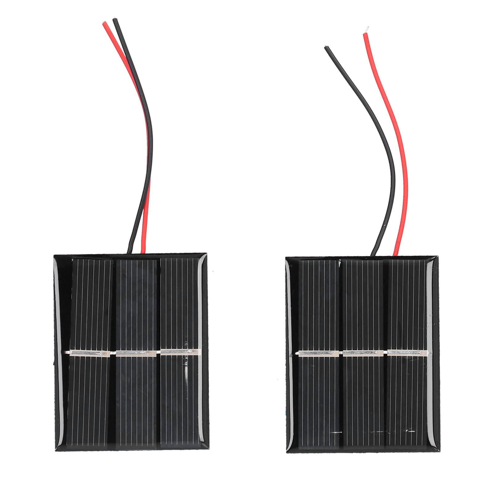 2Pcs Solar Panel Module Polysilicon Micro Mini Glue Power Solar Cells 43x55mm