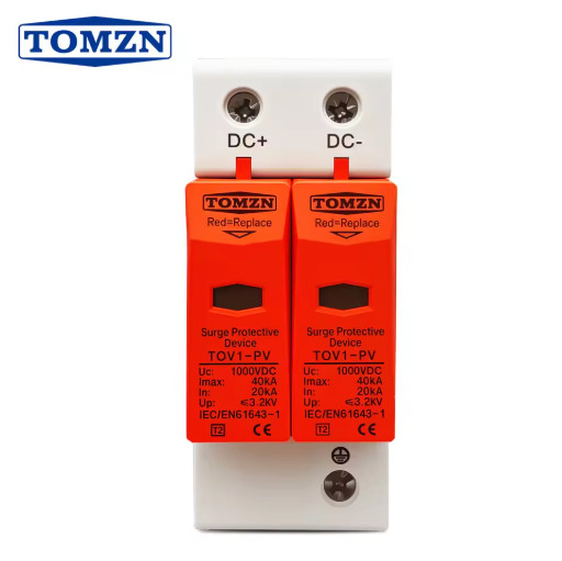 TOMZN DC Surge Protection Device SPD 1000V 20KA 40KA PV DIN Rail Protector