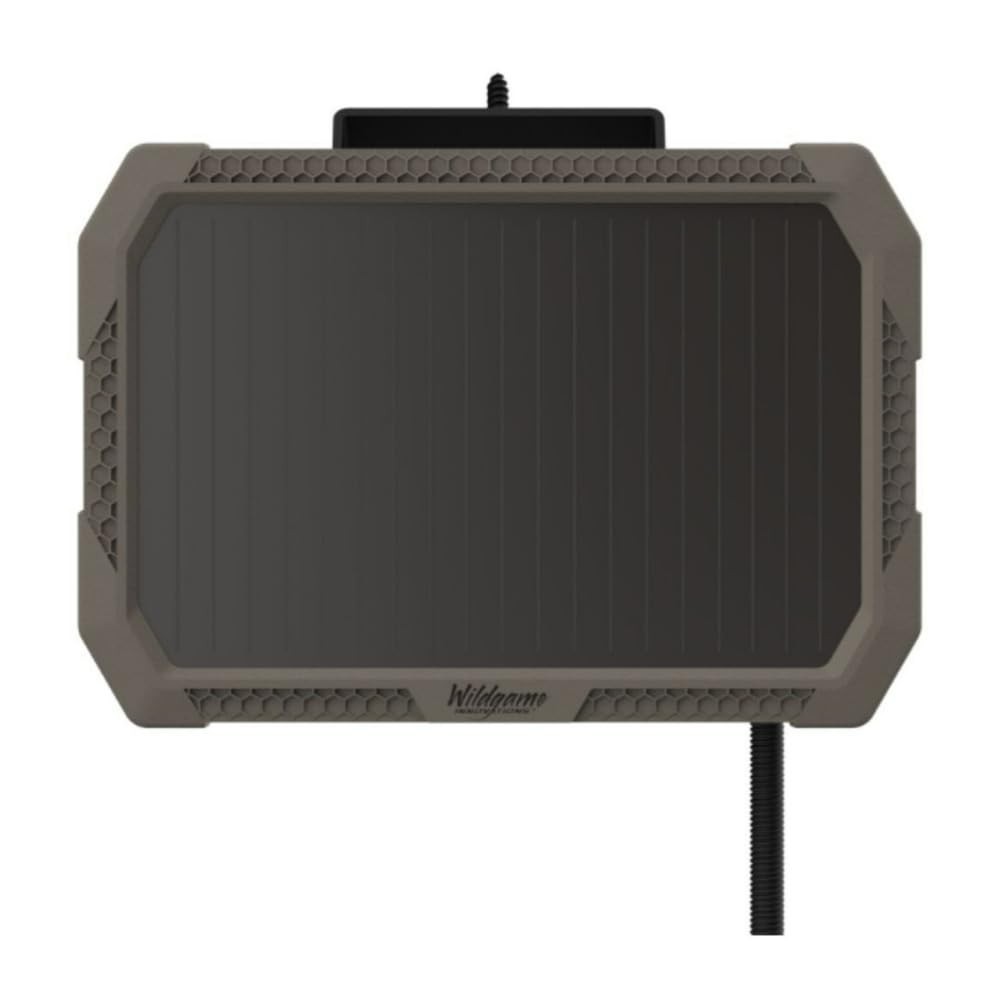 12V Solar Battery Pack with 3000 mAh, Rechargeable for Wireless Trail Cameras