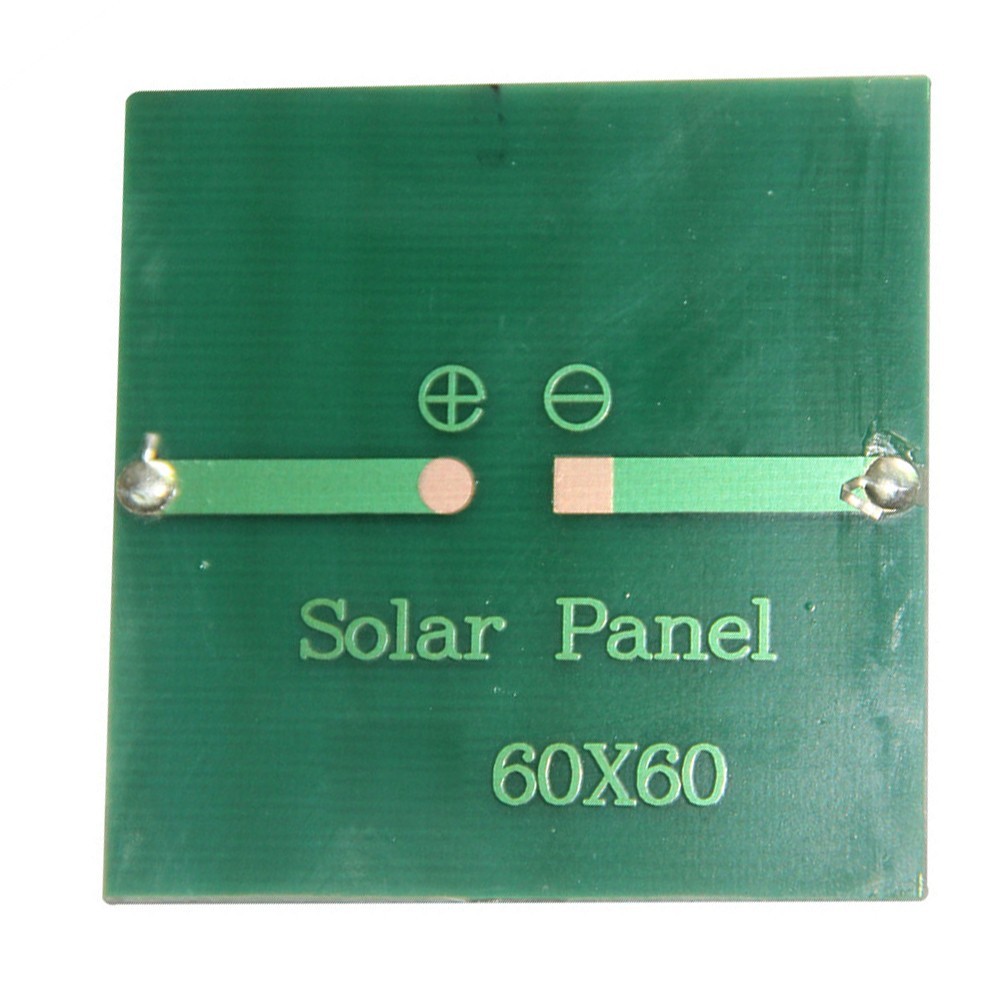 0.45W 5V Polycrystalline Solar Panel 60x60mm PET Laminated for Small Projects