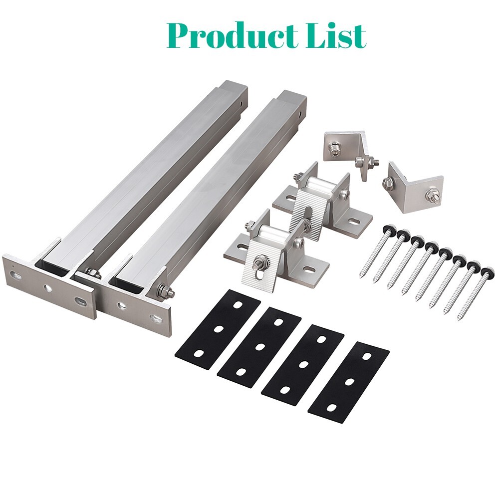 2/4/6x Roof Adjustable Solar Panel Mounting Brackets Kit System for Solar Panels