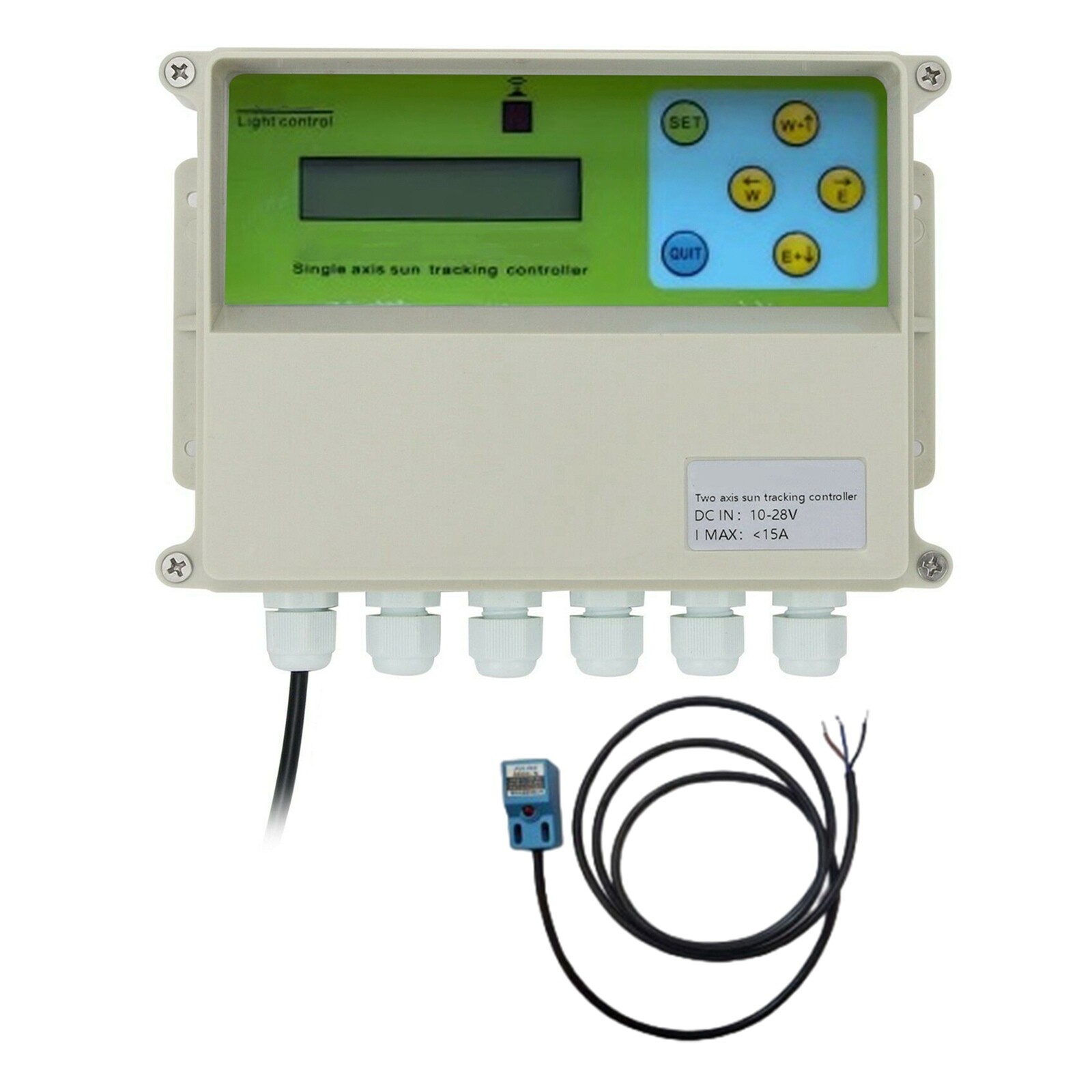 LCD Single Axis Automatic Solar Tracking Remote Control Solar Tracker Controller