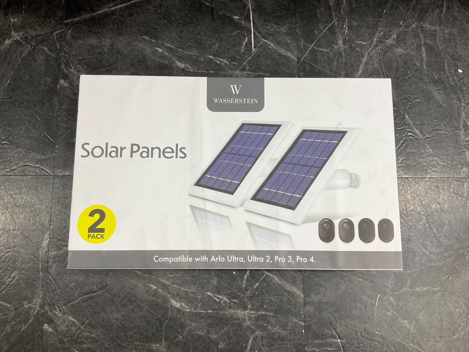 Wasserstein Solar Panels for Arlo Ultra Ultra 2 Pro 3 Pro 4 2 Pack White 6403467