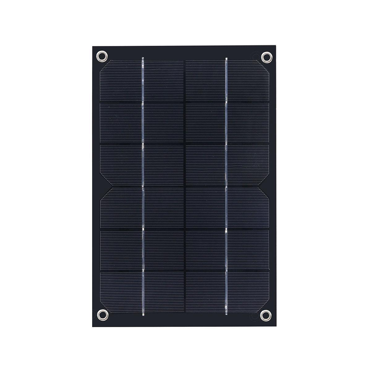 Portable 6W 5V 1.2A Solar Panel Battery Charger USB Phone Home Lamp Power Bank