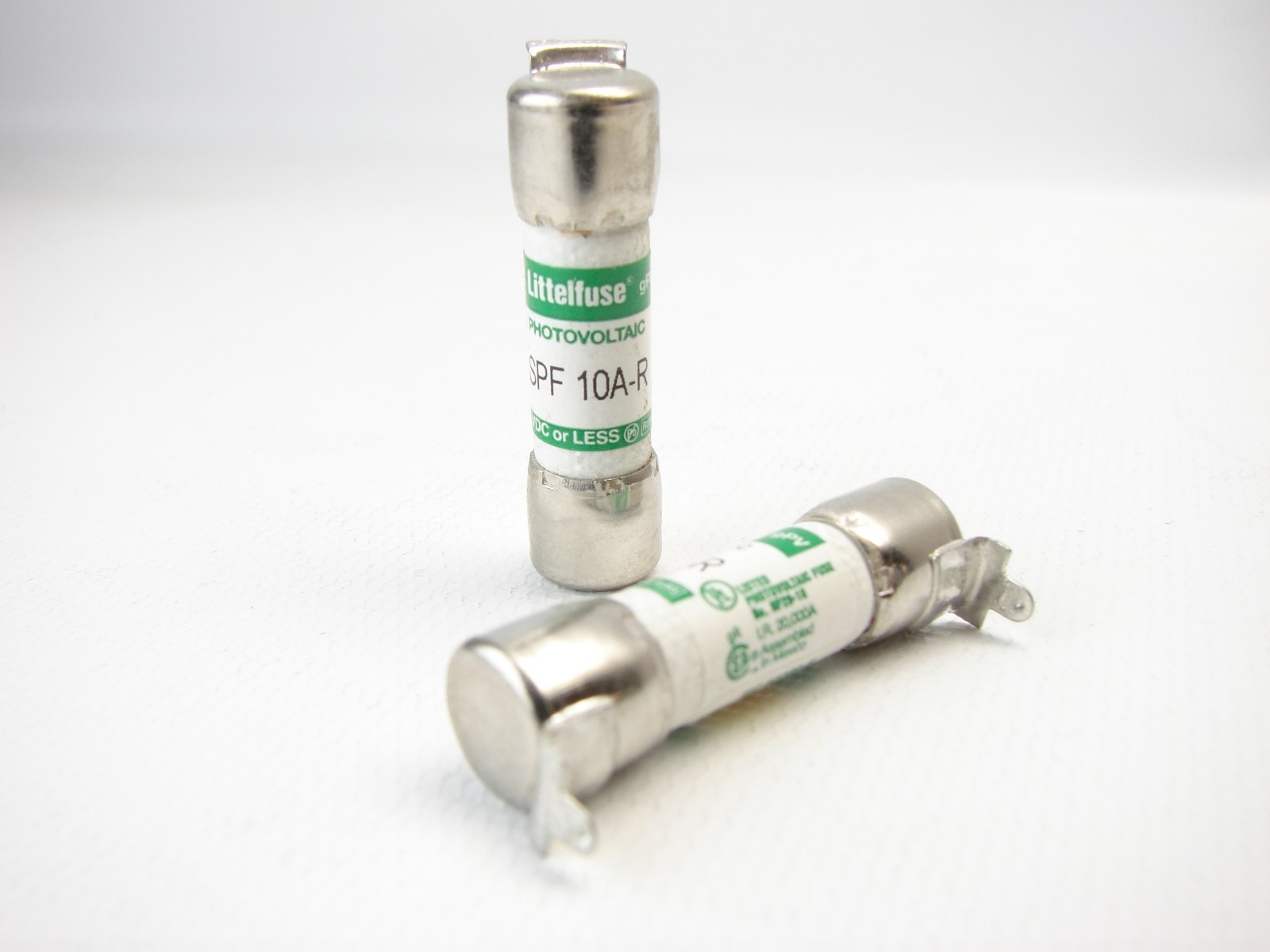 (2) New Littelfuse SPF 10-R Photovoltaic 10-Amp 1000VDC Midget Fuses (t70)