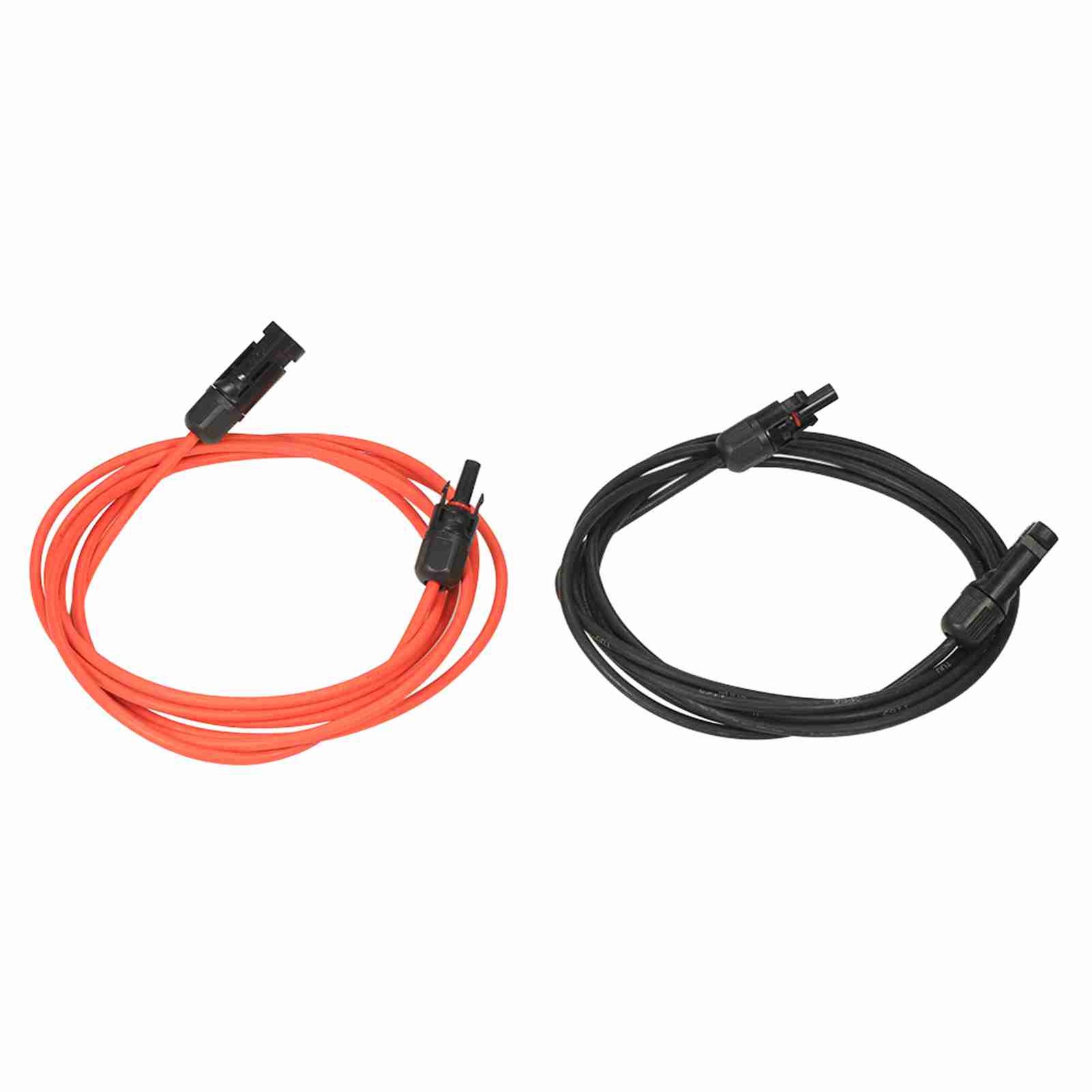 10AWG Solar Extension Cable 10ft Black +10ft Red