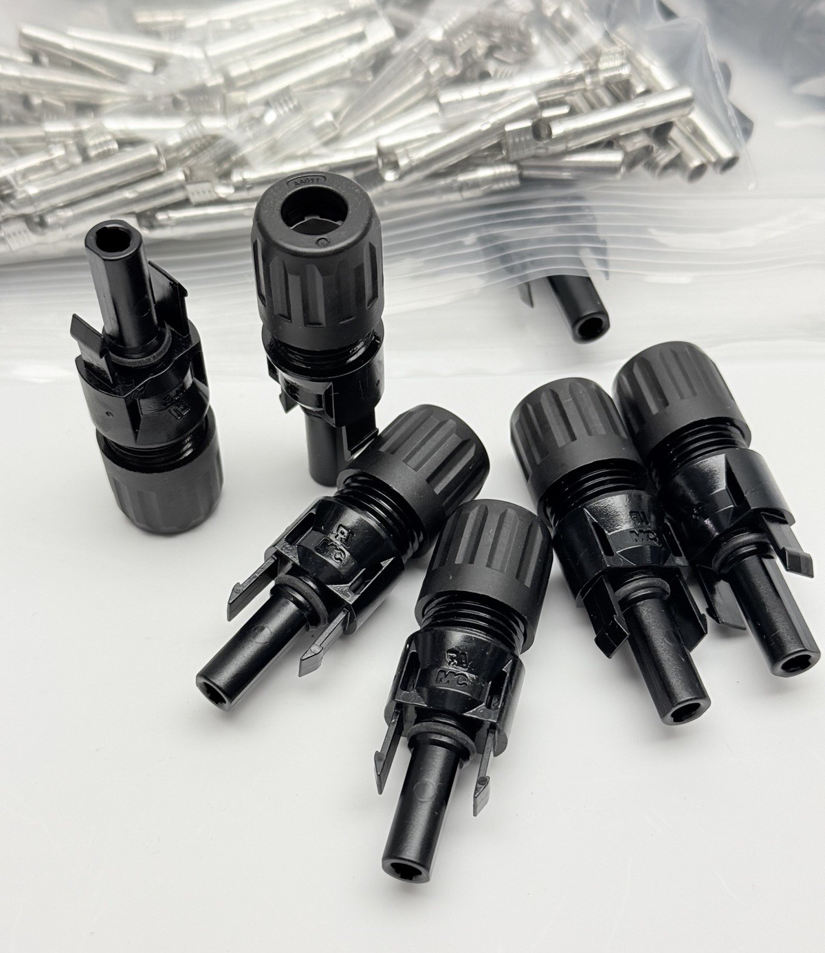 LOT OF 98, MC SOLAR PANNEL CONNECTORS, MALE