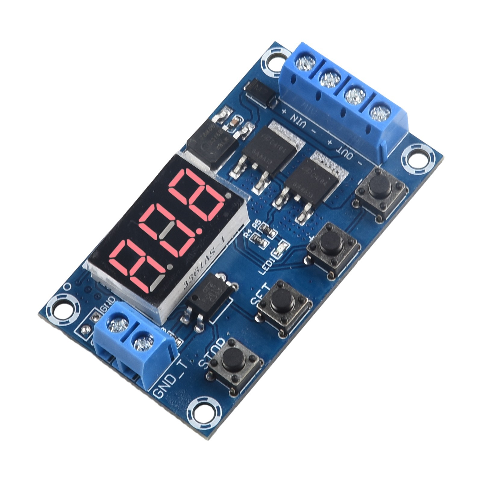 Powerful and Convenient Timer Switch Clear Interface for relay Delay Board