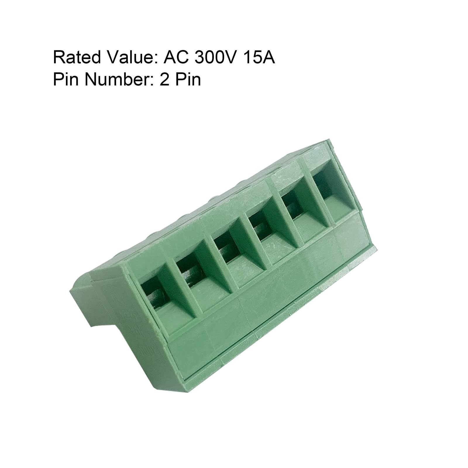 10pcs 6P 5.08mm Angle PCB Screw Terminal Block | Heat resistant plastic housi…