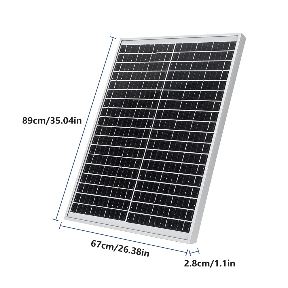 300W Watt 12V Mono Off-Grid Solar Panel PV Module for RV Marine Home Camping US