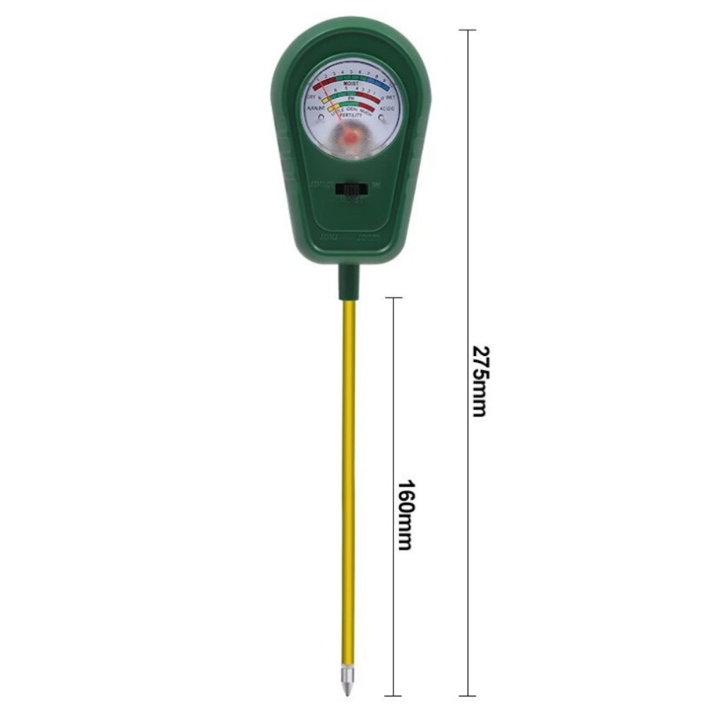 PH Meter Soil Tester Garden Beds Potted Plants Measures Moisture PH Fertility