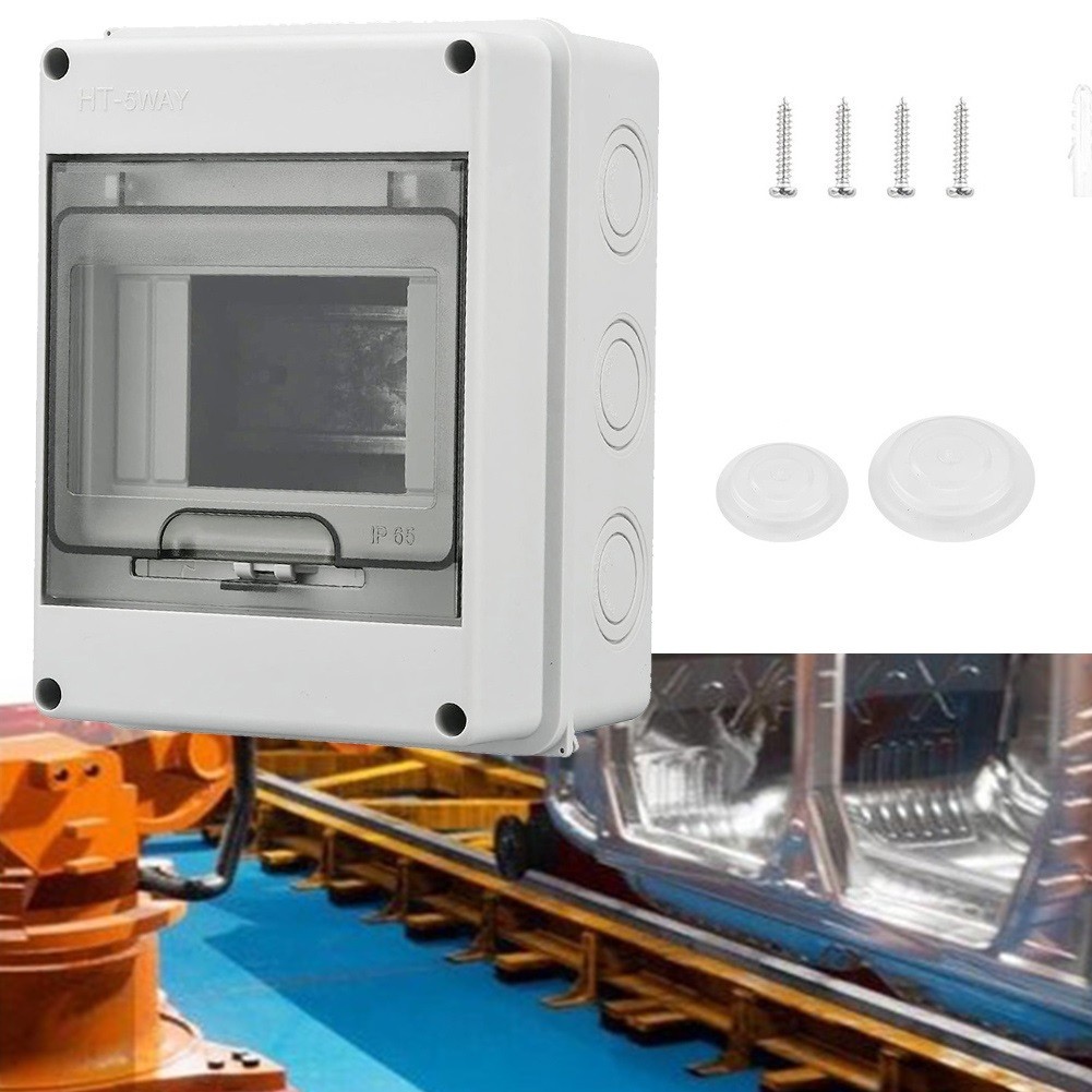 Brand New Fuse Box Accessories 1 Pcs 1 Row For 5 Modules 110x150x90 Mm