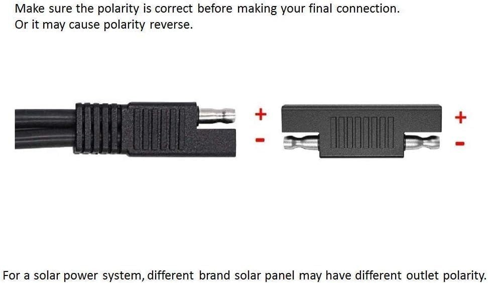 Reliable 3-Pack SAE Polarity Connectors – Enhance Solar Charger Compatibility