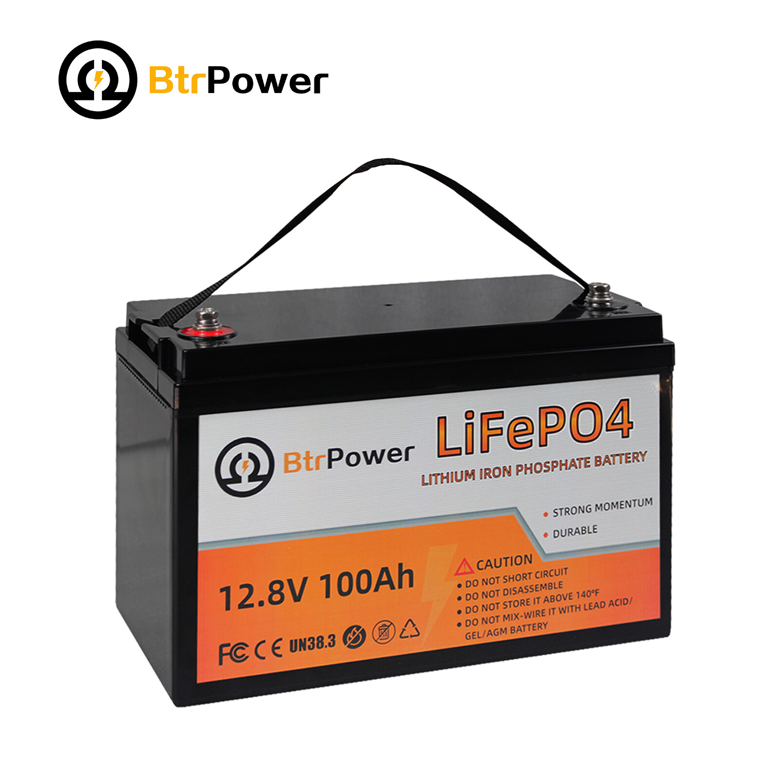12V Lifepo4 Lithium Battery 8Ah 50Ah 100Ah 140Ah Pack for RV Marine Solar System