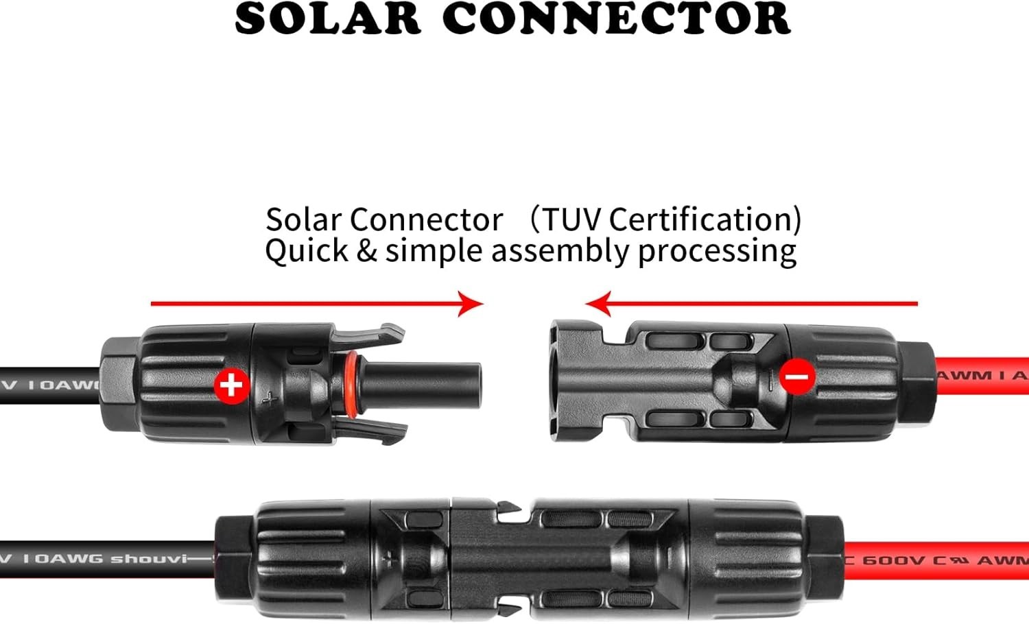 Versatile 20FT XT60 Female Connector Cable for All Solar Generator Applications
