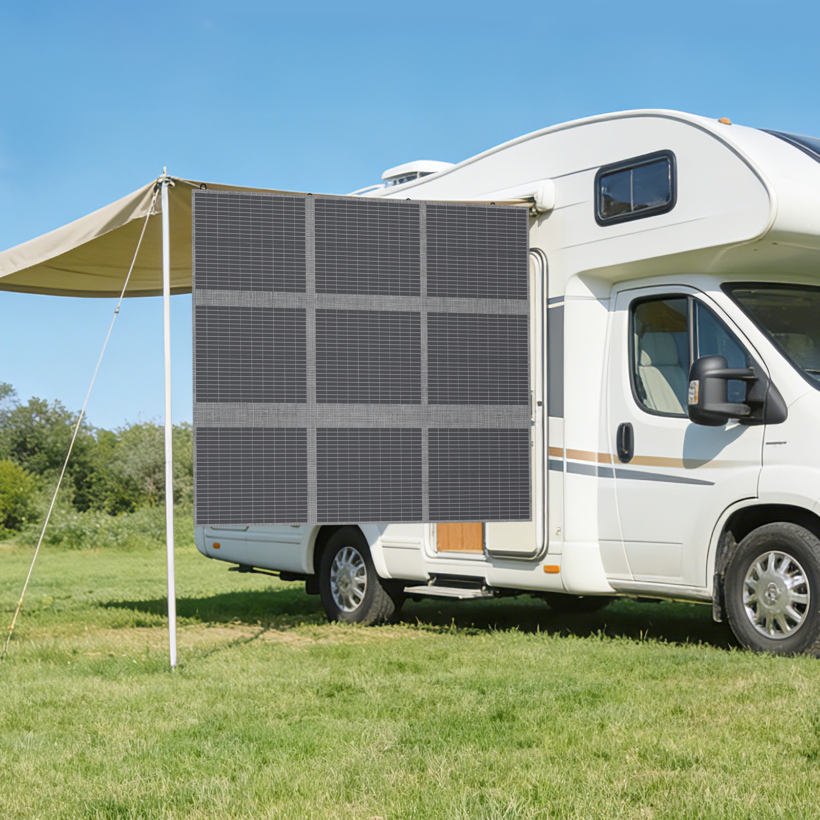 400W Solar Panel Blanket Camping Foldable Solar Panel for 1024Wh Power Stations
