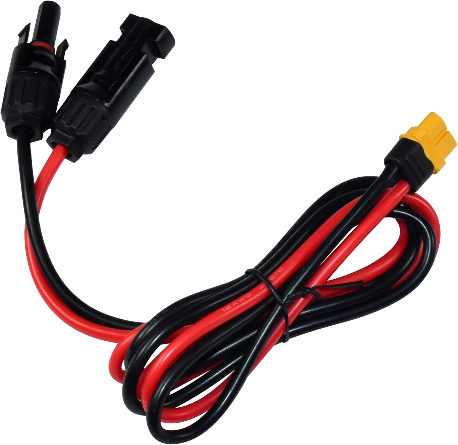 HQRP 3.3Ft Solar Connector to XT60 Adapter Charge Extension Solar Charging Cable