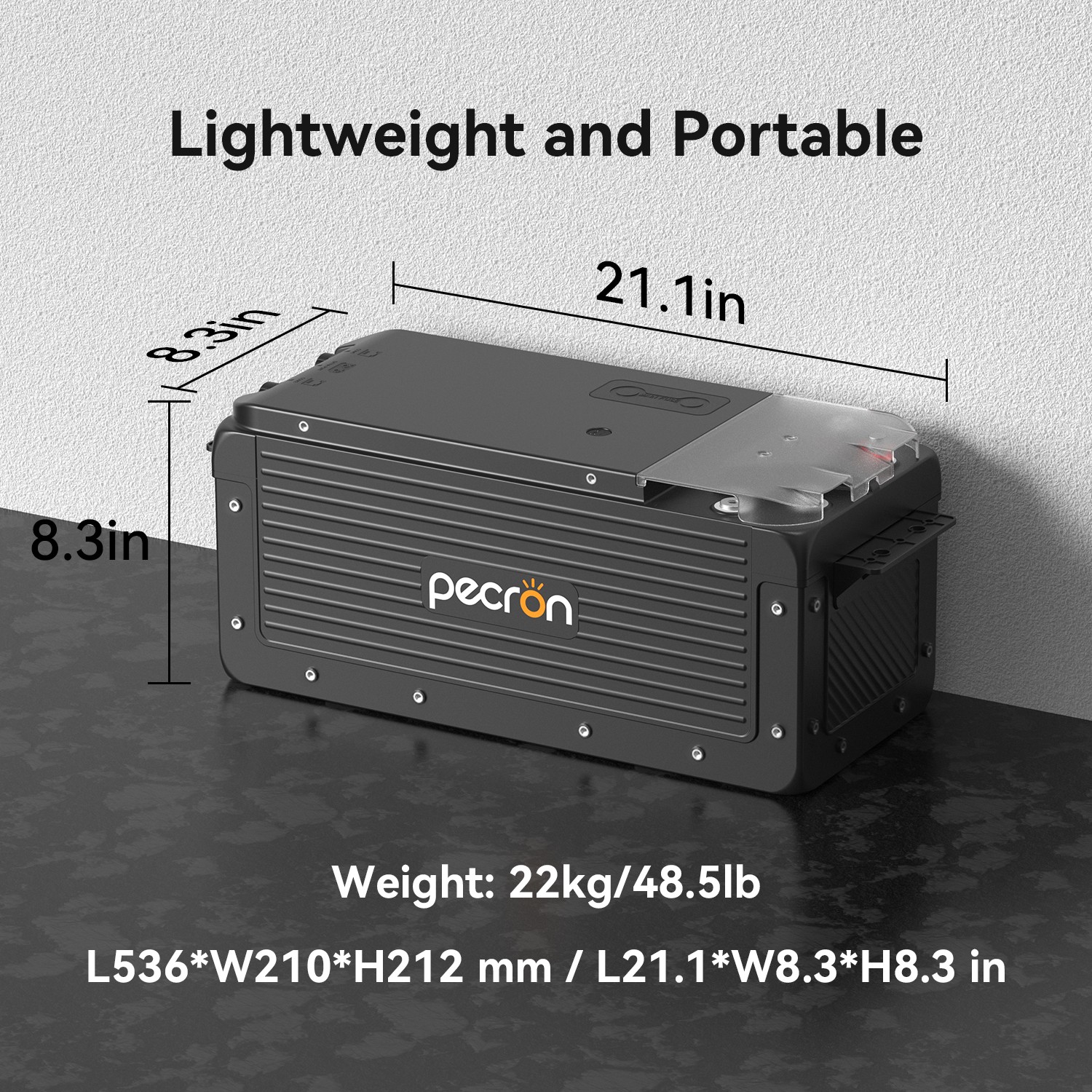PECRON 12V 200Ah LiFePO4 Deep Cycle Lithium Battery For RV Solar Off-Grid Power