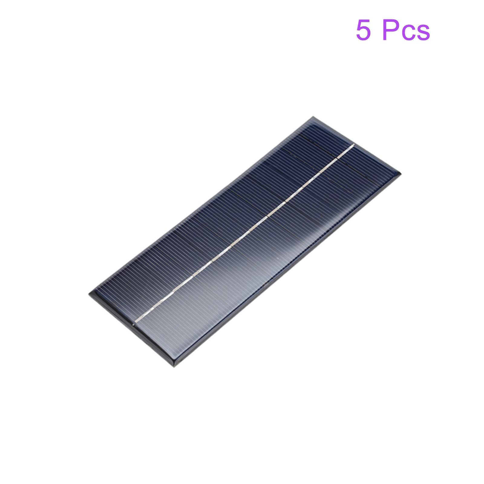 5 Pack 6V 250mA 165mm x 65mm Mini Solar Panel Cell