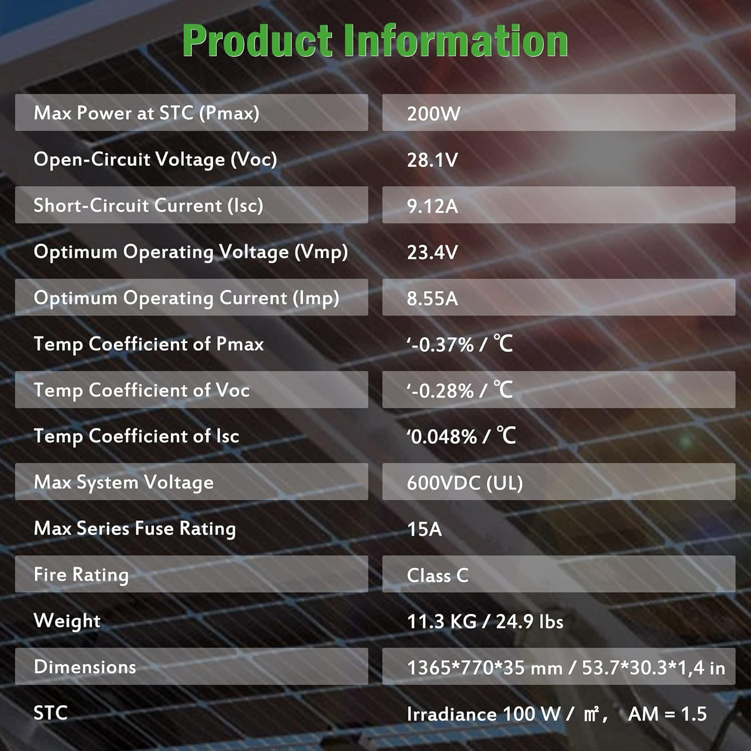 JJN Bifacial 400 Watt Solar Panel 12V 10BB Monocrystalline Solar Panels High Eff