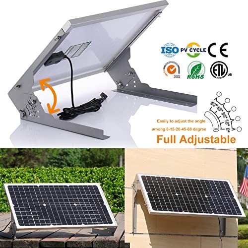12V Waterproof Solar Battery Trickle Charger & Maintainer – 30 BC-30W Mono