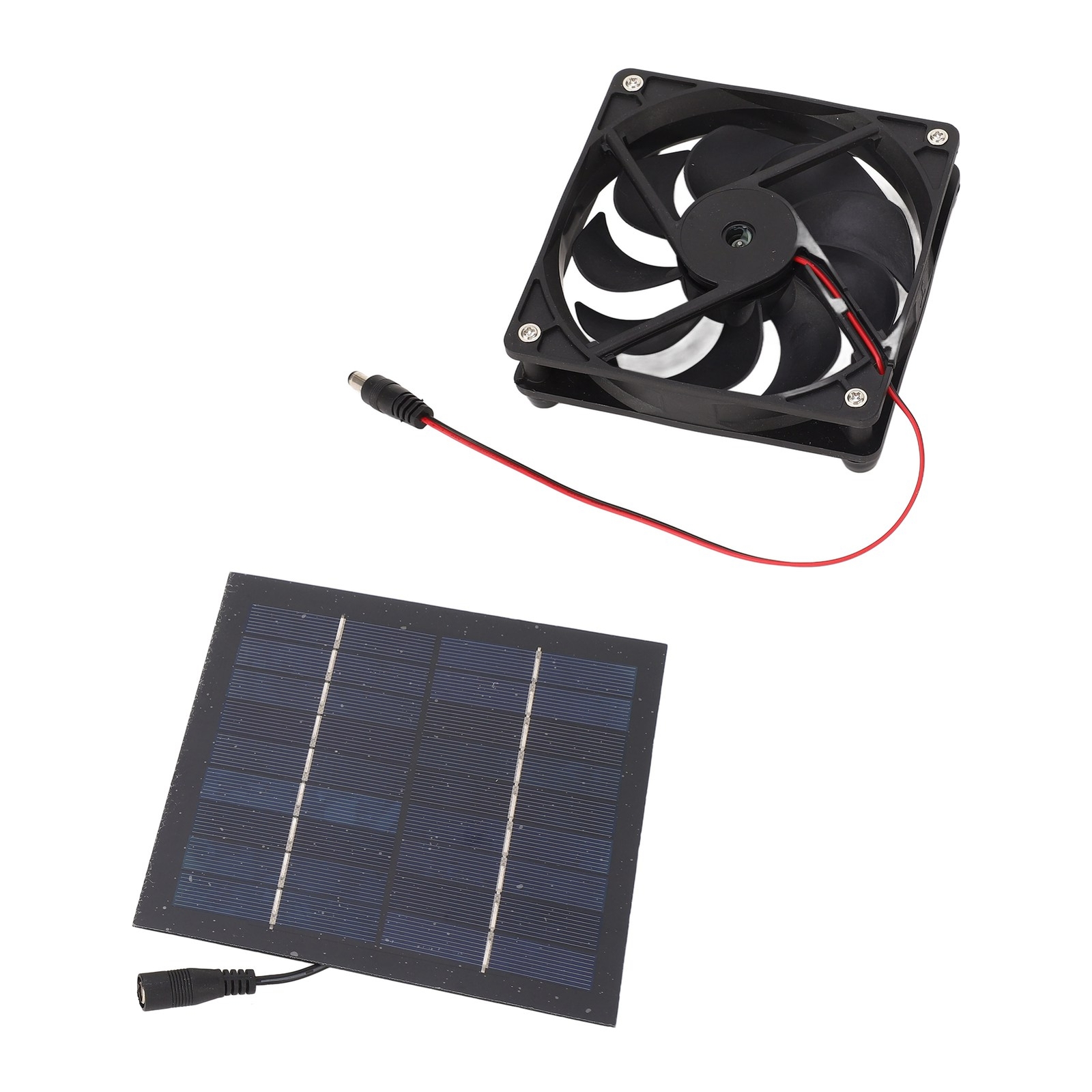 50W Powered For Greenhouse Sheds Chicken Coop Pet House Window Exhaust