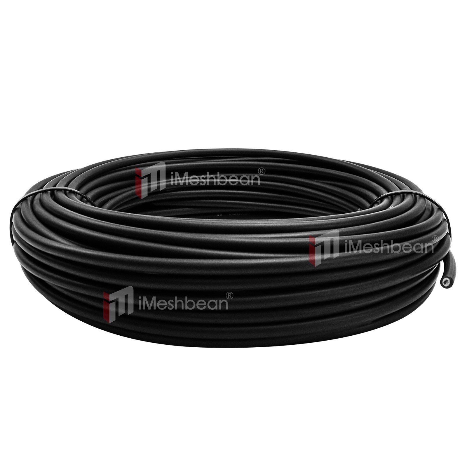100FT 10AWG Black Solar Panel Extension Cable PV Wire Waterproof Solar Connector