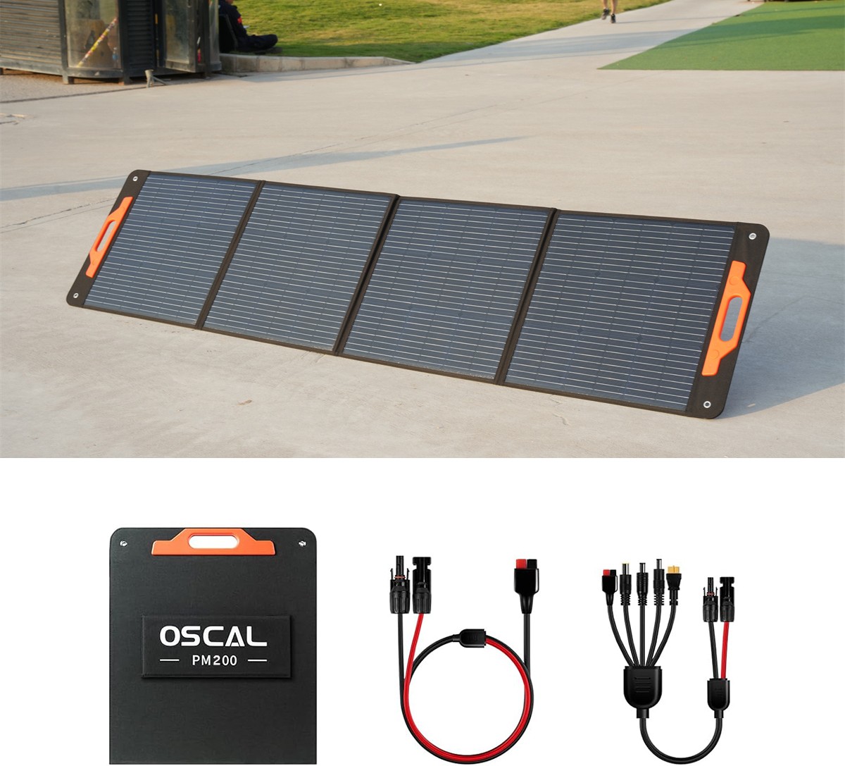 Blackview OSCAL PowerMax 3600Wh 3000W Portable Power Station 3x 200W Solar Panel