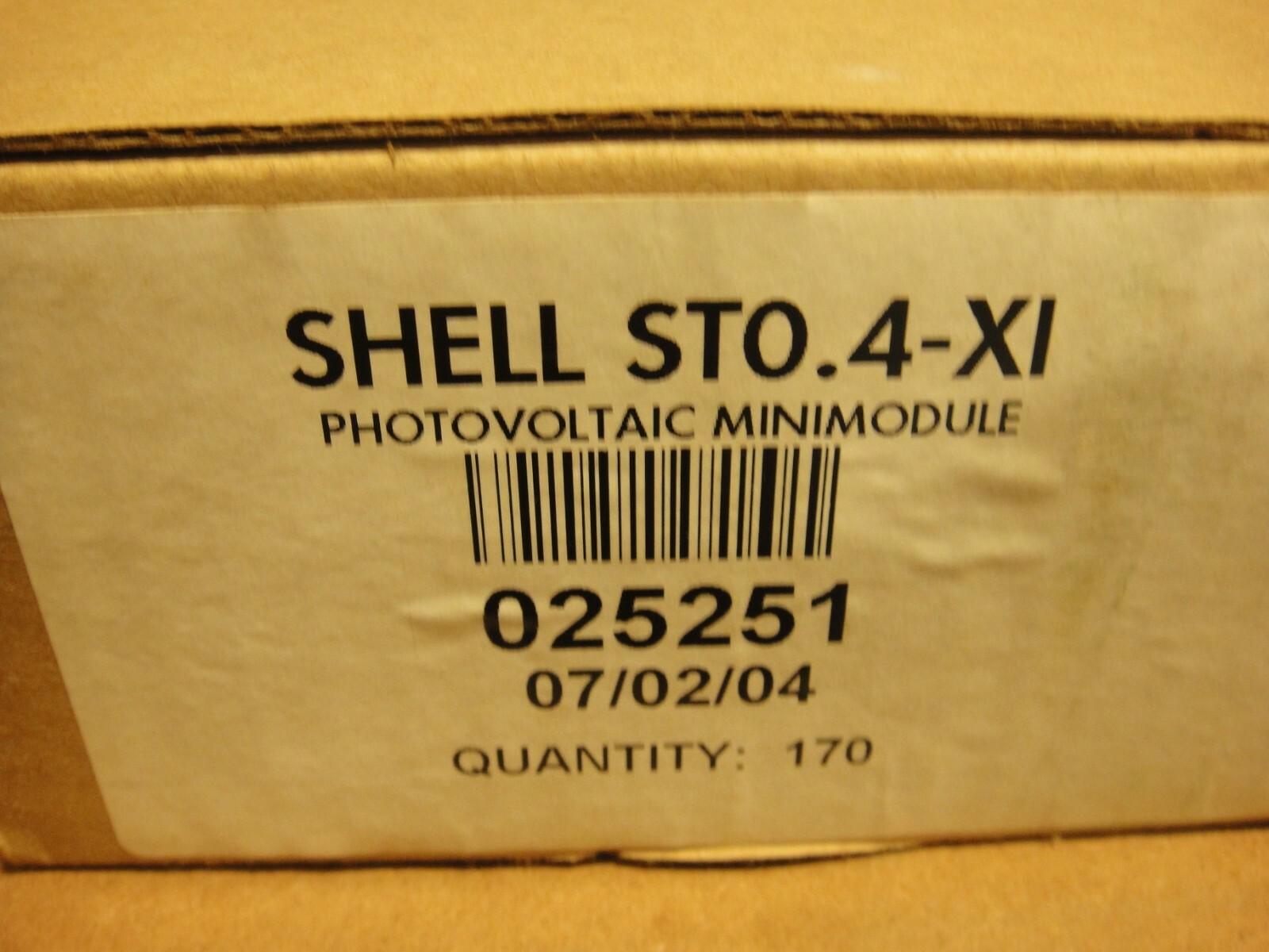 Quantity 170 pcs SHELL ST0.4-XI Photovoltaic minimodule Cell, 2.38″ x 2.38″