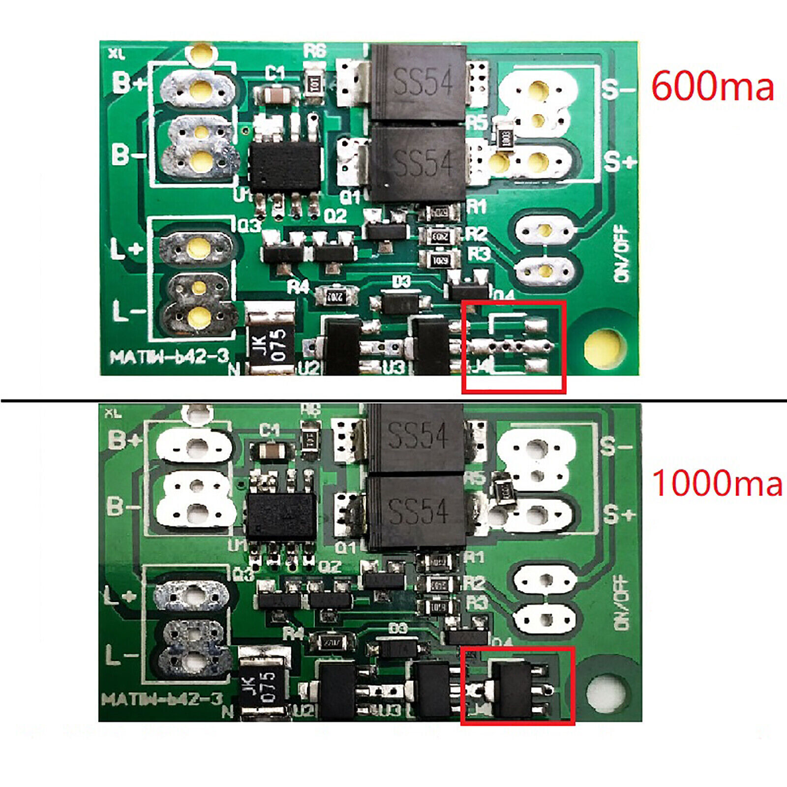 600mA/1000mA Photovoltaic Solar Controller Automatic Switch Circuit Board