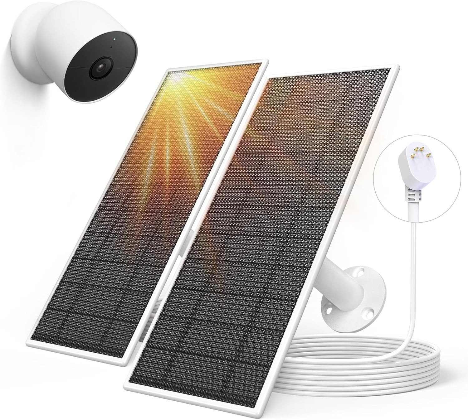 Solar Panel Google Nest Camera 5W Solar Power Charger Nest Camera