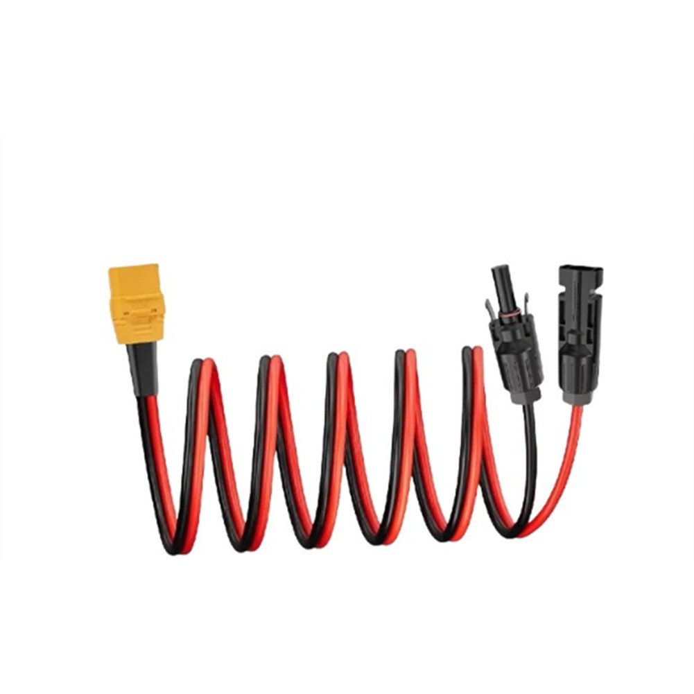 10AWG 1m Solar Panel Connector to XT90 Female Adapter Cable for Portable 6760