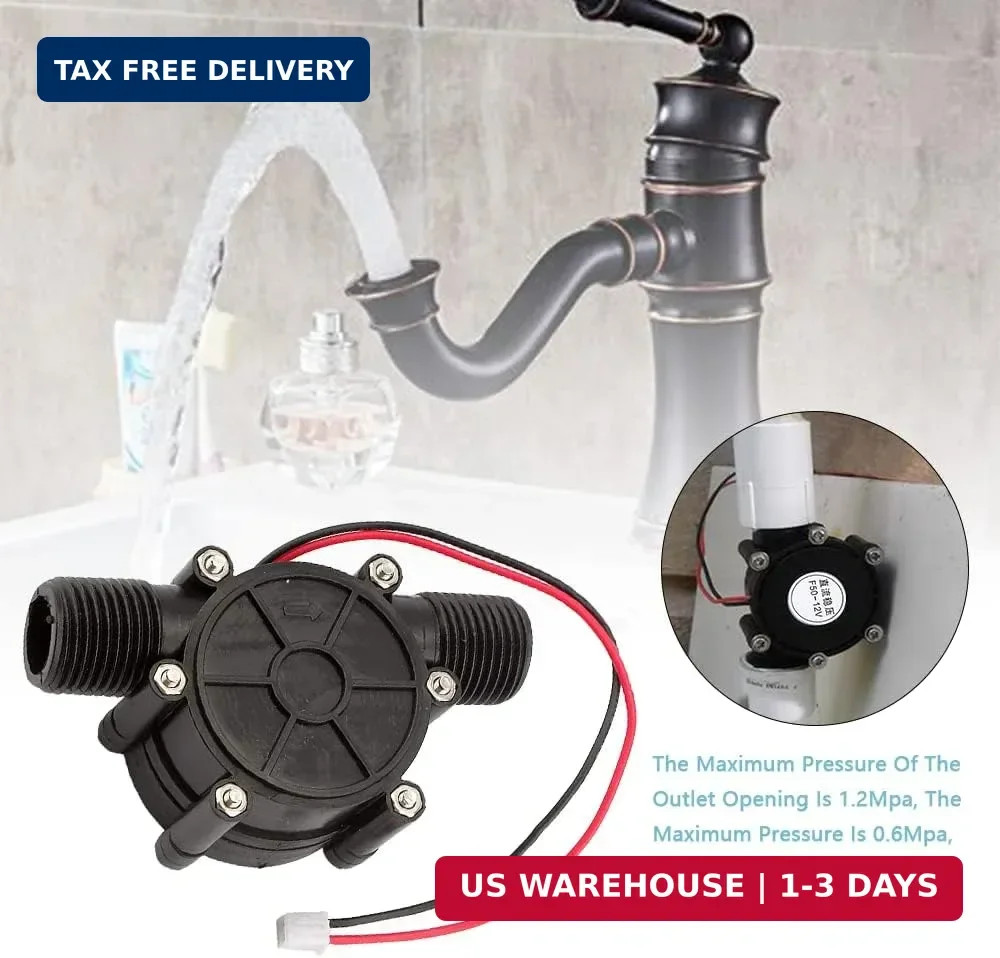 Watris Veiyi Micro HydroTurbine, Water Turbine Generator, DC 12V Hydro Power Gen
