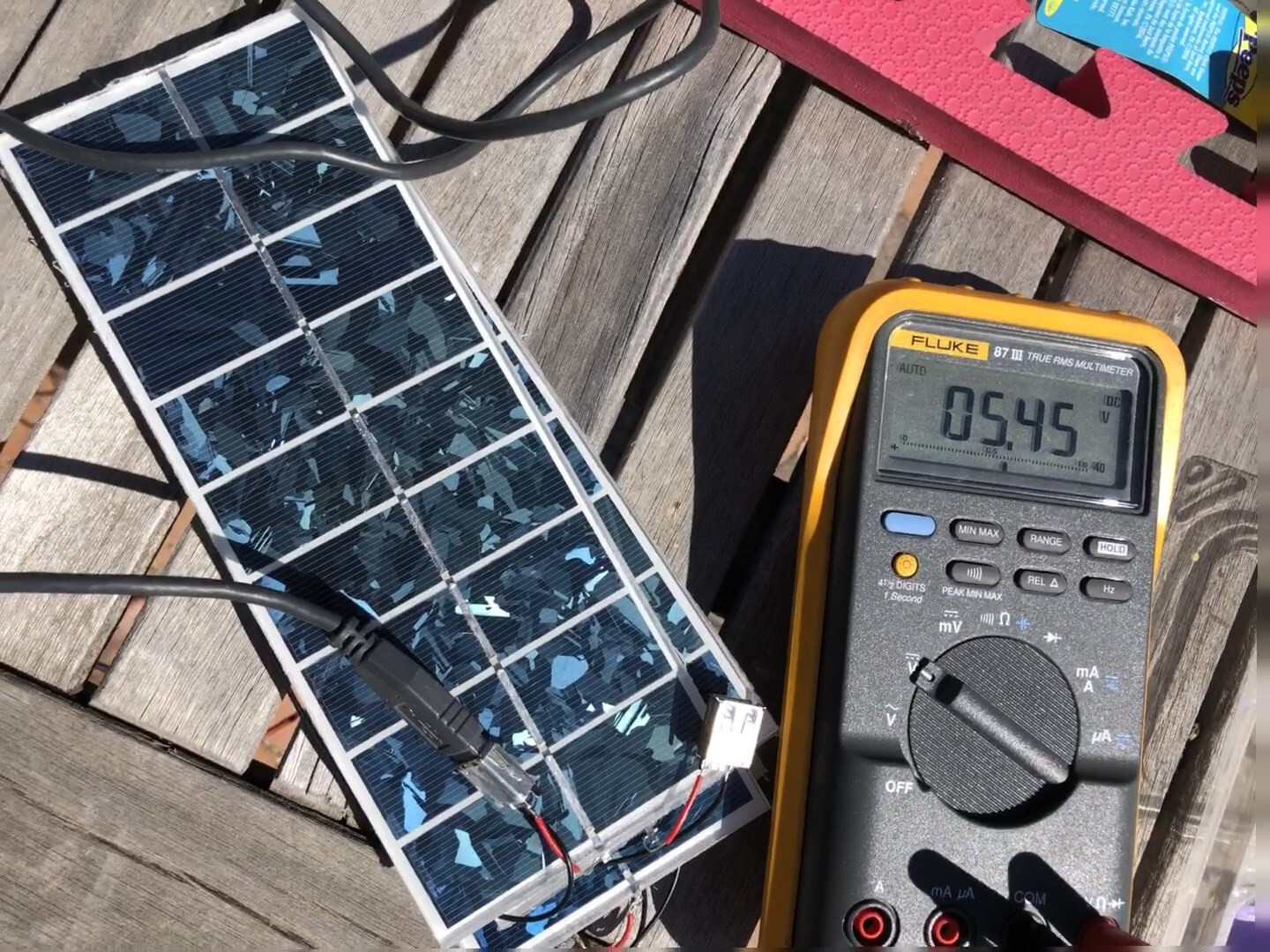 Mini Colored DIY 5v Solar Panel USB Cellphone 224 x 84mm 8.8×3.5 in.