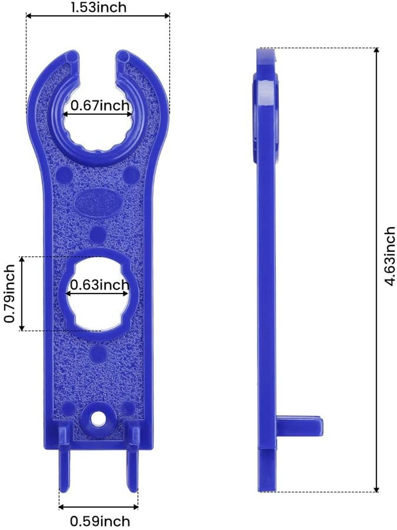Bougerv 1 Pair Solar Connector Tool Assembly Spanners Wrenches, Solar Panel Conn