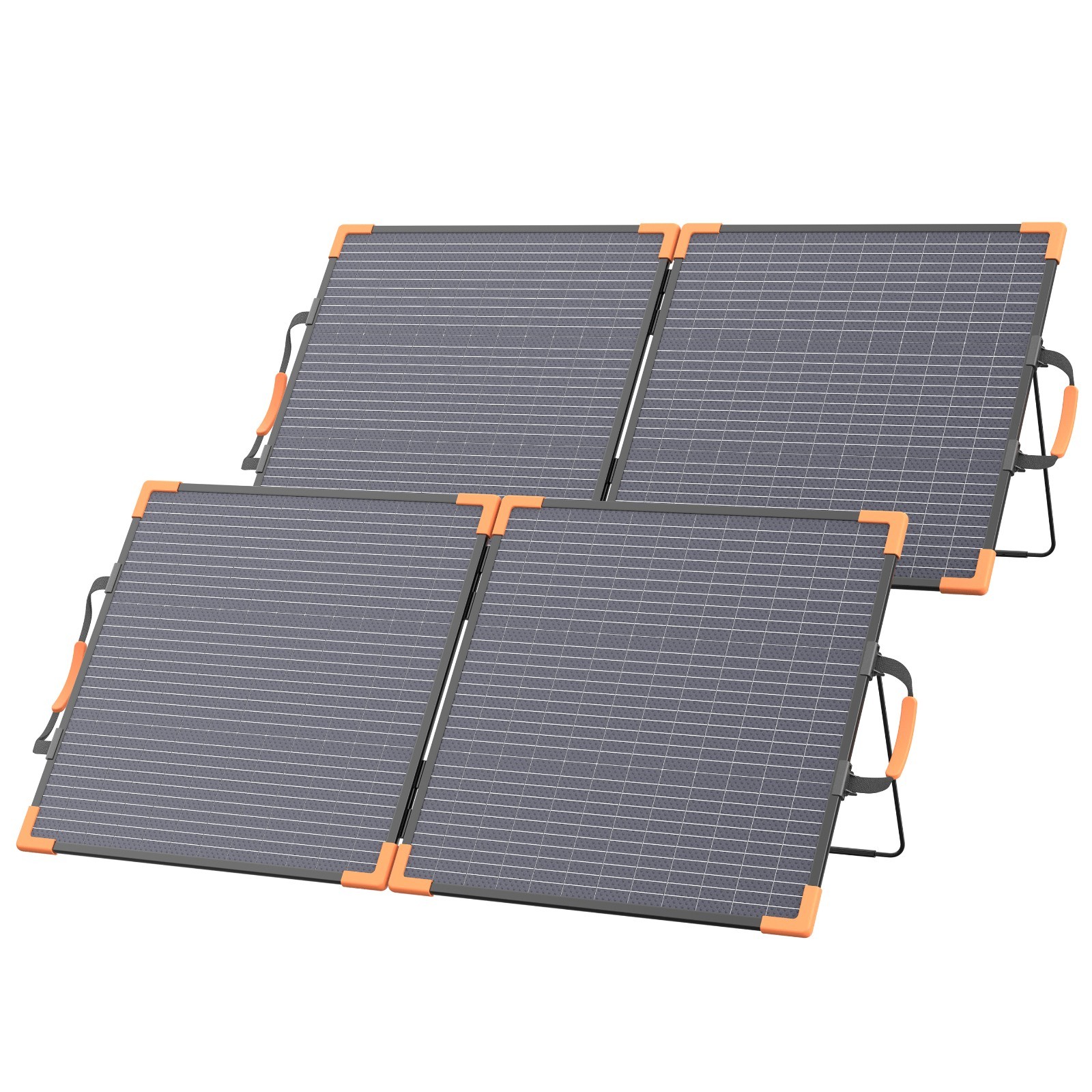 2x 100W Solar Panel Charger Bifacial IP68 for Ecoflow Portable Power Stations