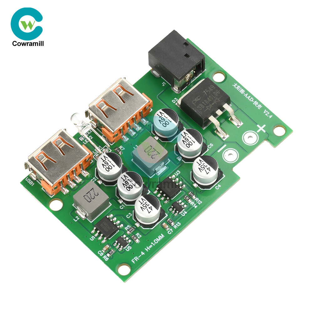 Solar Controller Solar Panel Voltage Regulator QC PD Fast Charging Solar Charger